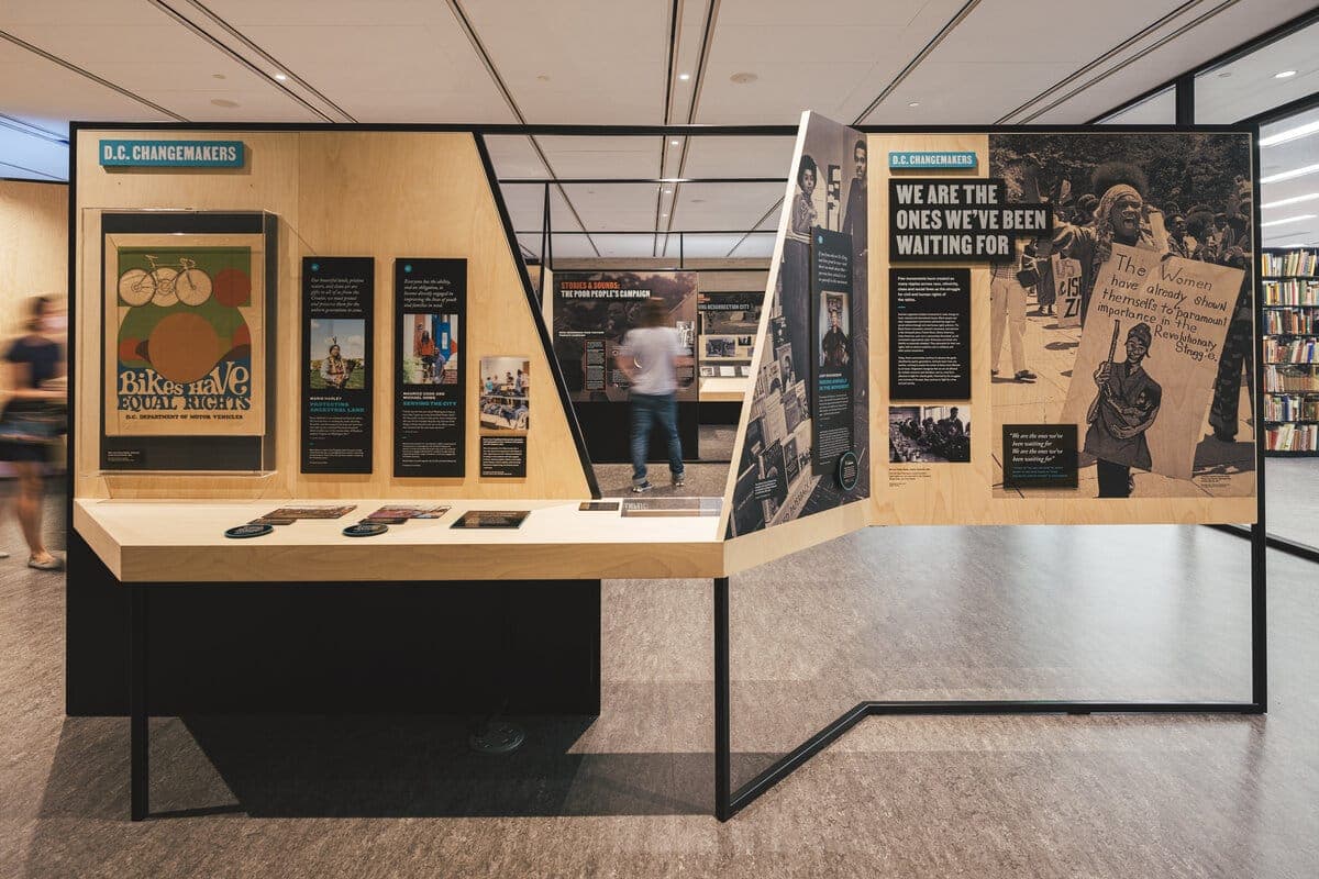 Up From the People gallery, full installation